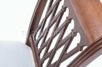 Стол Верди 120 + 4 стула Рич орех, ромб коричневый